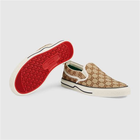 gucci shoes tan|Gucci men slip on shoes.